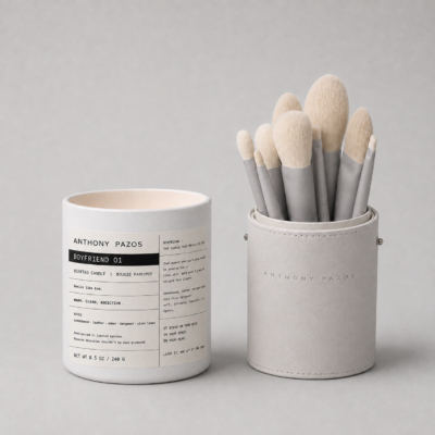 CANDLE & BRUSH SET BUNDLE